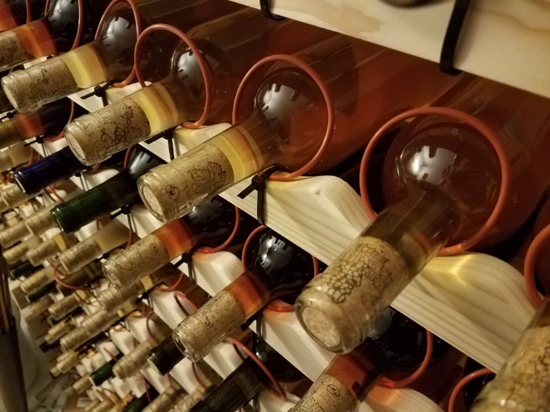 Wine rack O-rings